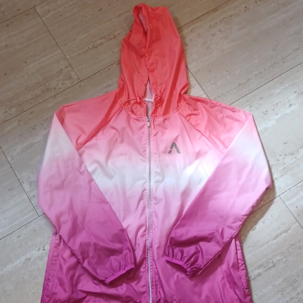 Athletic Collection Ombre Hooded Windbreaker